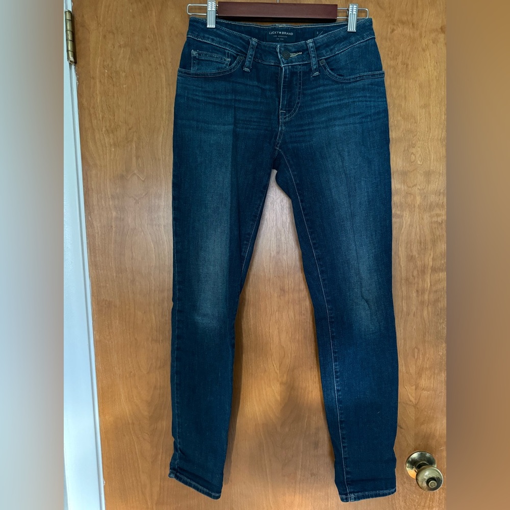 Lucky Brand Women's Deep Blue Skinny Jeans